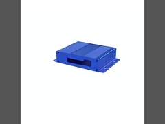 Geteilte Gehäuse aus schwarz eloxiertem Aluminium mit Flansch zur Wandmontage 107*27*120mm