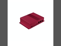 160*46*150mm Anodisiertes Schwarzes Aluminium Kühlgehäuse mit Flanschwandmontage