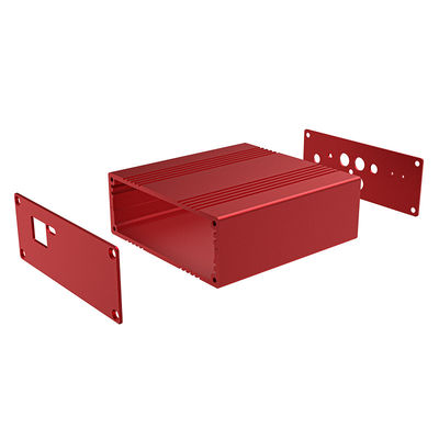 106*40*110mm Brushed Black Aluminum Heatsink Case For Width100mm PCB Project Box