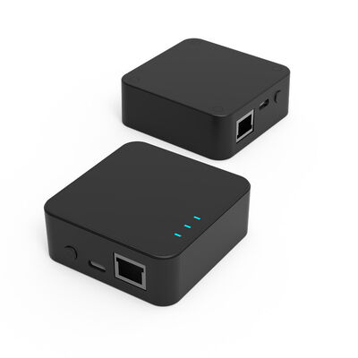 DIY Network Case Smart Home System Electronic Network Router with LED Light Pipes