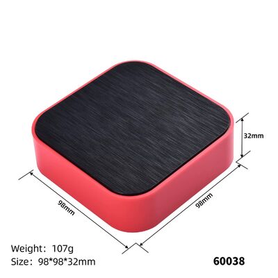 Brushed Finish Surface 98*98*32mm smart wifi controller desktop plastic enclosures for electronics